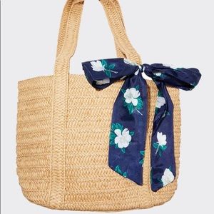 Draper James straw summer bag